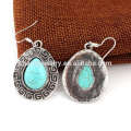 New Design Fashion Drop Turquoise Beautiful Retro Jewelry Fashion Earrings SSEH044